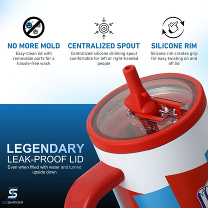 40oz Legend Series Shaker Bottle - ICEE