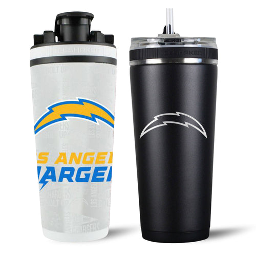 Los Angeles Chargers 4D Shaker & Flex Bottle Bundle