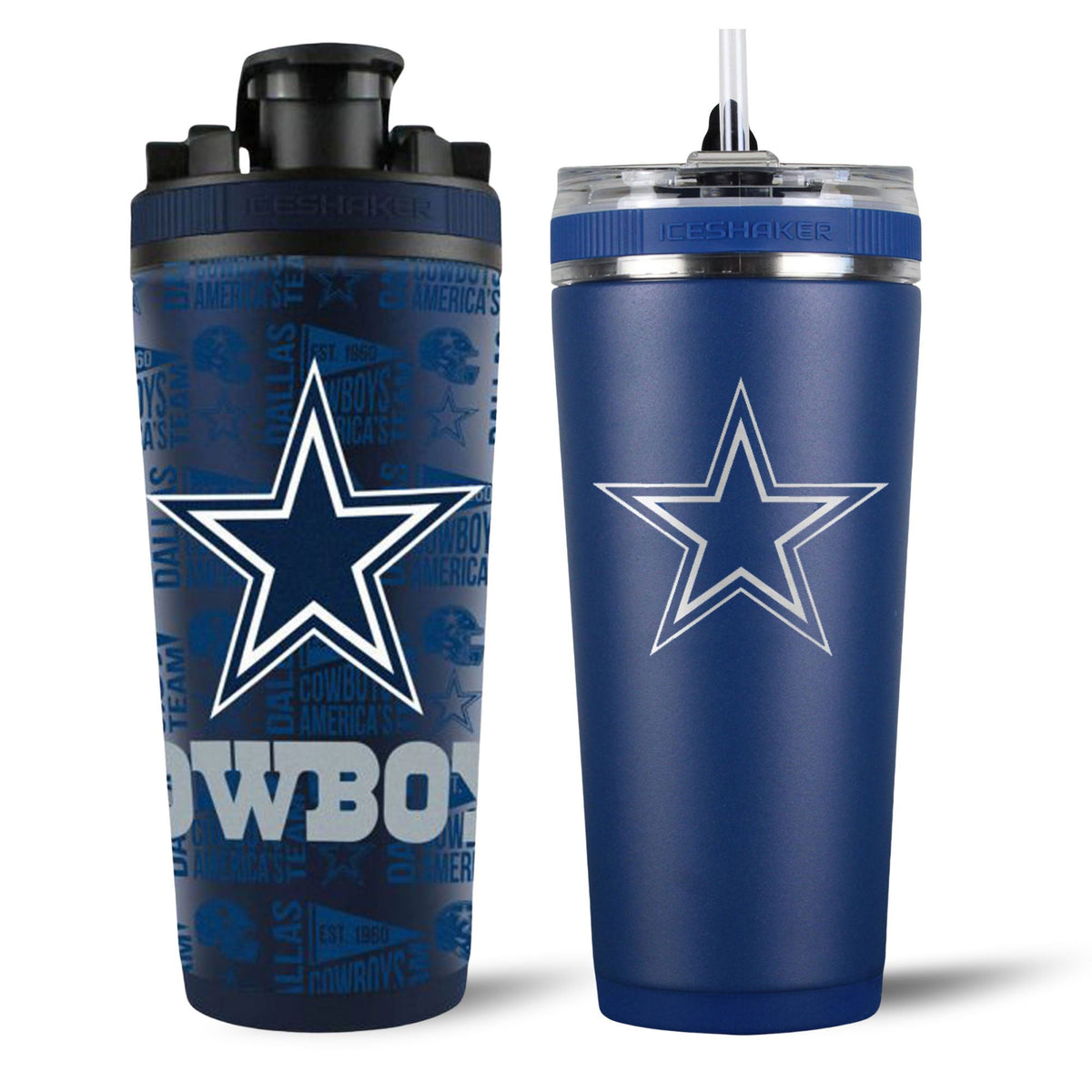 Dallas Cowboys 4D Shaker & Flex Bottle Bundle