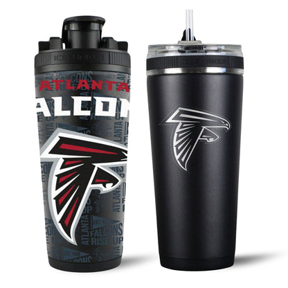 Atlanta Falcons 4D Shaker & Flex Bottle Bundle