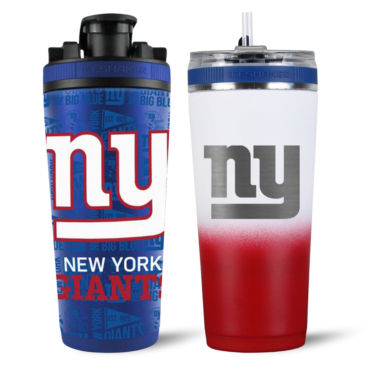 New York Giants 4D Shaker & Flex Bottle Bundle
