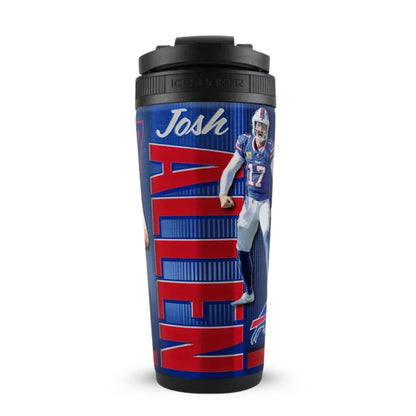 Official Josh Allen Buffalo Bills 4D 26oz Ice Shaker