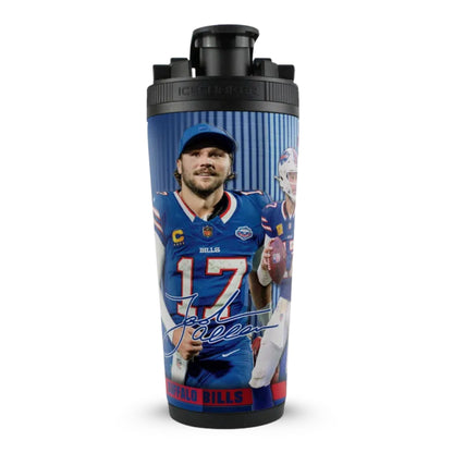 Official Josh Allen Buffalo Bills 4D 26oz Ice Shaker