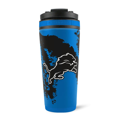 Officially Licensed Detroit Lions Black Lion 26oz 4D Ice Shaker