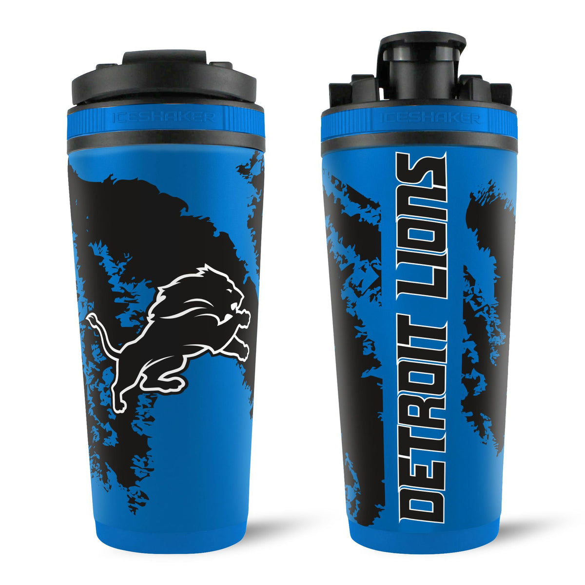 Officially Licensed Detroit Lions Black Lion 26oz 4D Ice Shaker