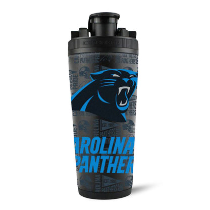 Officially Licensed Carolina Panthers 26oz Ice Shaker