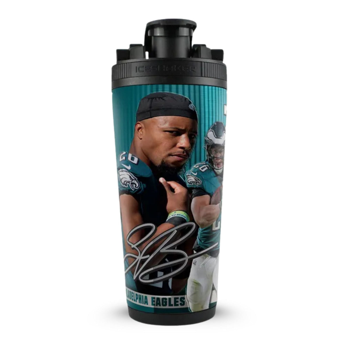 Official Saquon Barkley Philadelphia Eagles 4D 26oz Ice Shaker