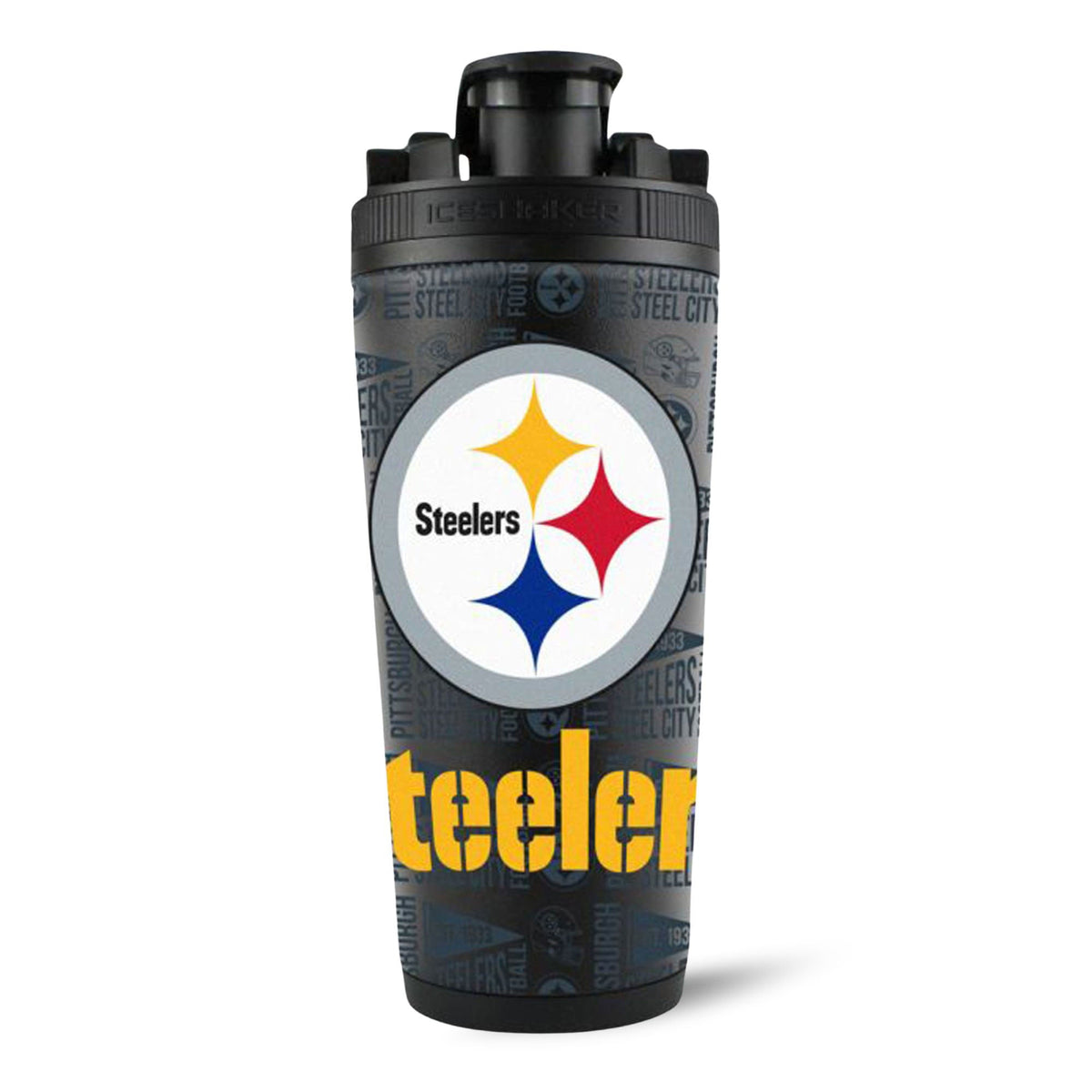 Officially Licensed Pittsburgh Steelers 26oz Ice Shaker