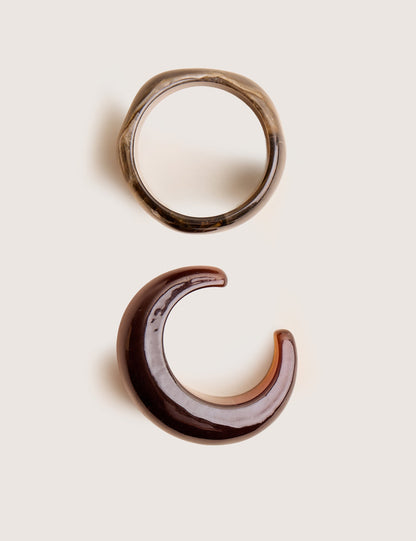 2 Pack Cuff & Bangle Set Multi