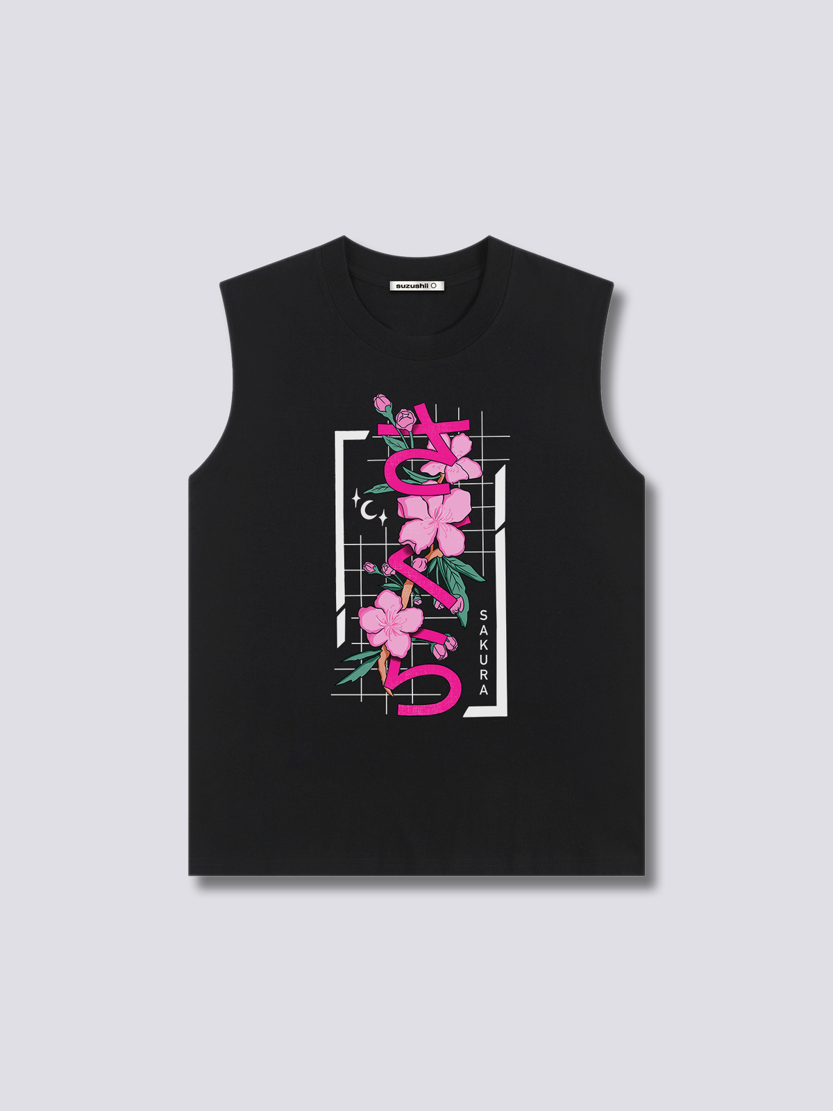 Front Print - Sakura Tank Top