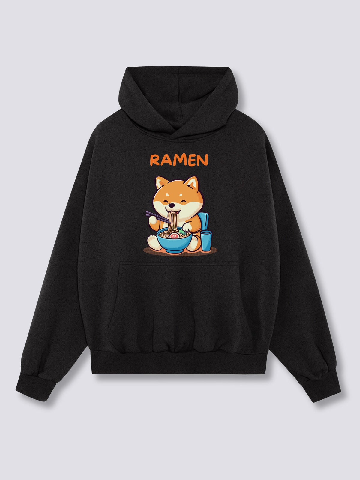 Front Print - Shiba Ramen Hoodie