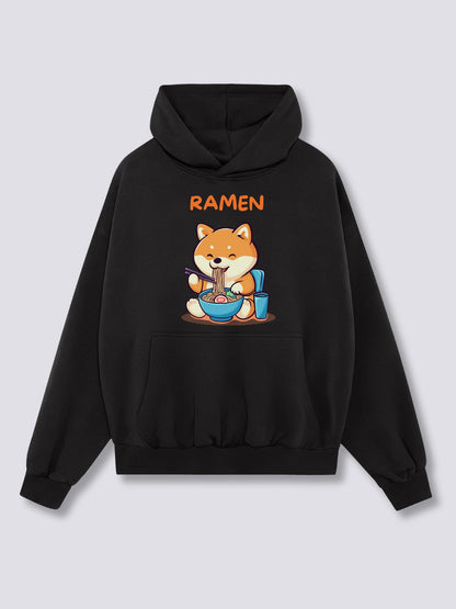 Front Print - Shiba Ramen Hoodie
