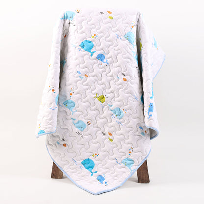 Ac Quilt Blanket cum Bedspread | 0-3 Years | 100X120 cm | Machine Washable | Pack of 1