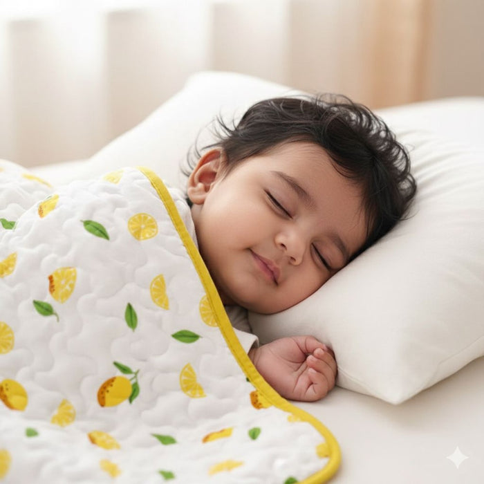 Ac Quilt Blanket cum Bedspread | 0-3 Years | 100X120 cm | Machine Washable | Pack of 1