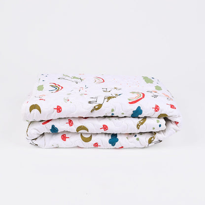 Ac Quilt Blanket cum Bedspread | 0-3 Years | 100X120 cm | Machine Washable | Unicorn