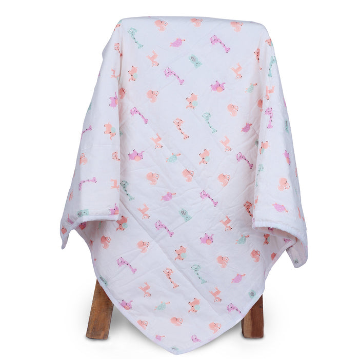 Ac Quilt Blanket cum Bedspread | 0-3 Years | 100X120 cm | Pack of 1