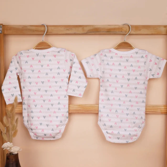 Baby Essential Gift Set | Baby Clothing Gift Combo | Pack of 5 | Little Hearts