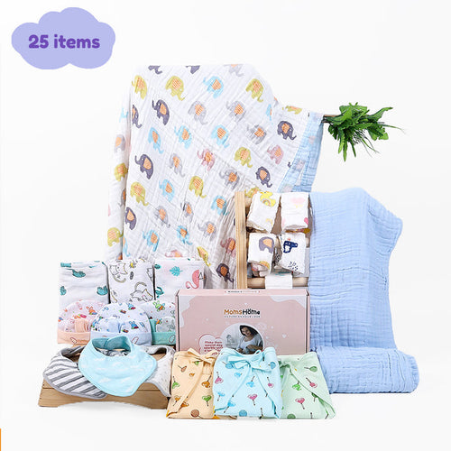 Baby Essential Gift Set | Blue | 25 Item