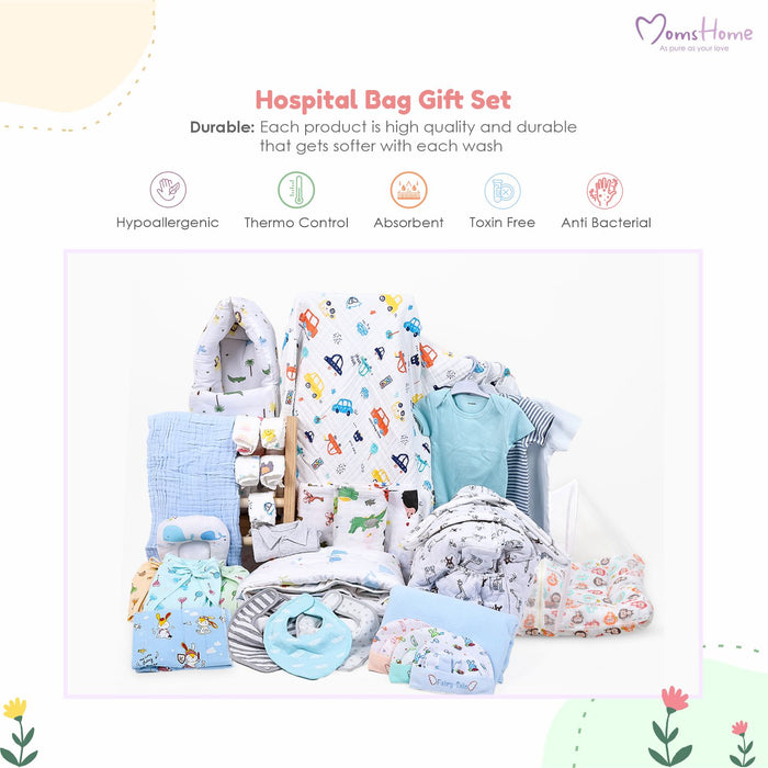 Baby Essential Gift Set | Blue | 25 Item