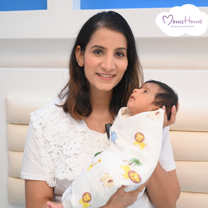 Baby Muslin Swaddle -100x100 cm - Pack of 5 - Animal