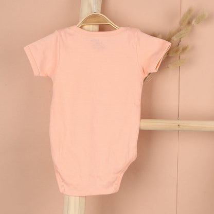 Baby Onesie | Organic Cotton | Peach, Pink  | Pack of 2