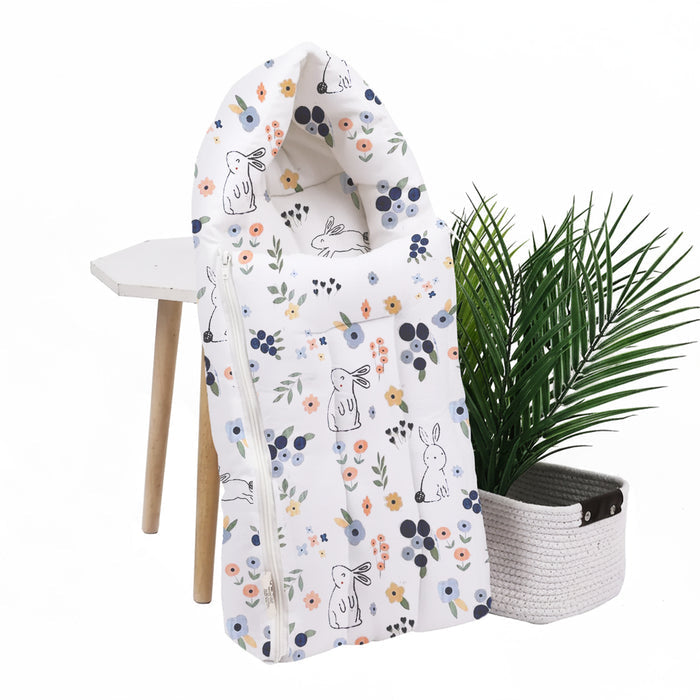 Baby Organic Cotton Muslin Sleeping cum Carrying Nest Bag | 0-3 Months | Pack of 1