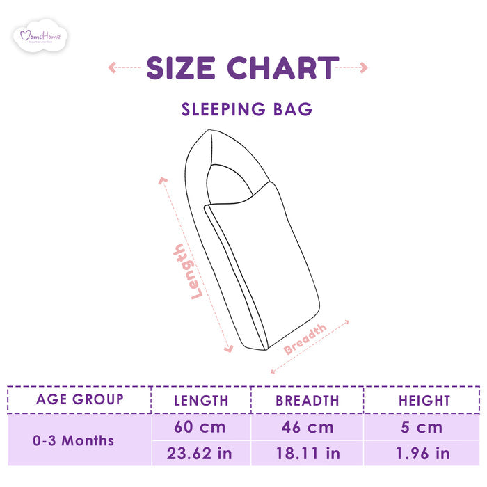 Baby Organic Cotton Muslin Sleeping cum Carrying Nest Bag | 0-3 Months | Pack of 1