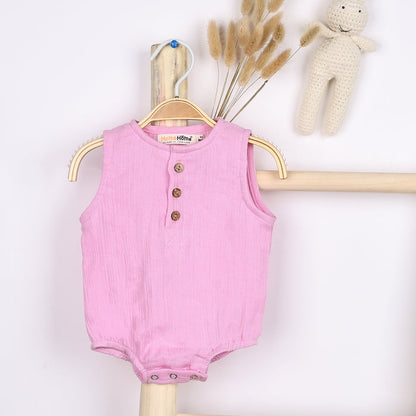 Baby Organic Cotton Onesie | White, Pink , Royal Blue , Green | Pack of 4