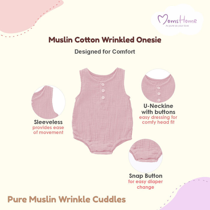 Baby Organic Cotton Onesie | White, Pink , Royal Blue , Green | Pack of 4