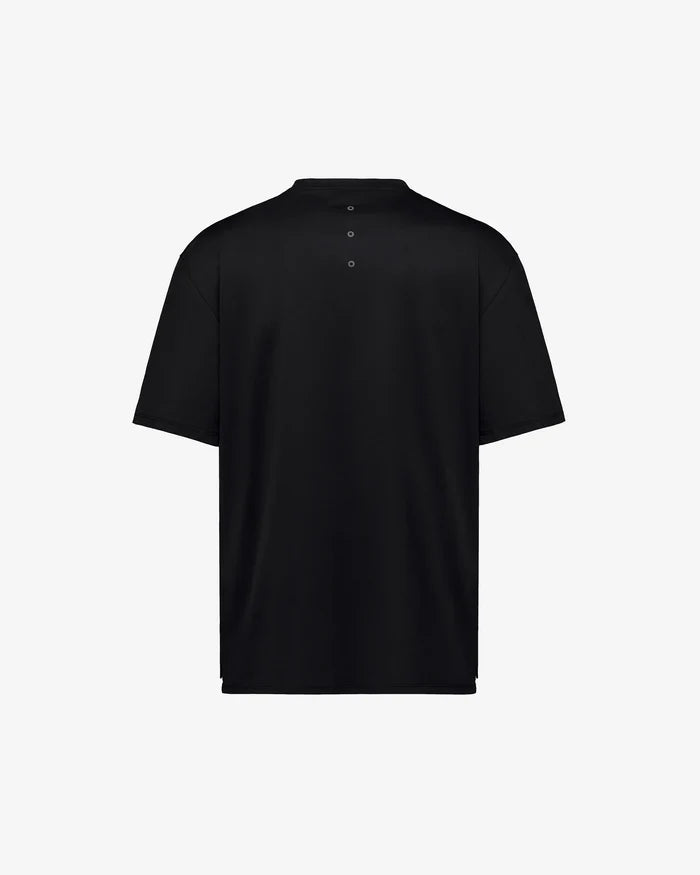 Black Cotton Small Logo T-Shirt