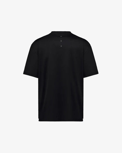 Black Cotton Small Logo T-Shirt