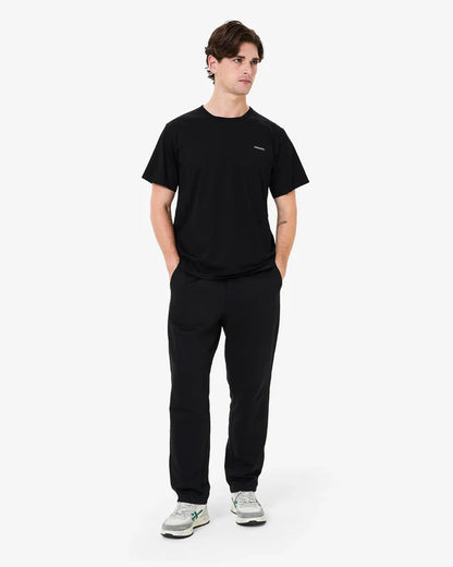 Black Cotton Small Logo T-Shirt