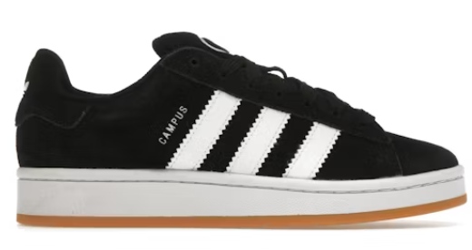 adidas Campus 00s Black White Gum (Kids)