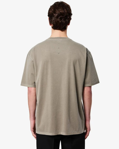 Cotton T-Shirt with Logo Grey