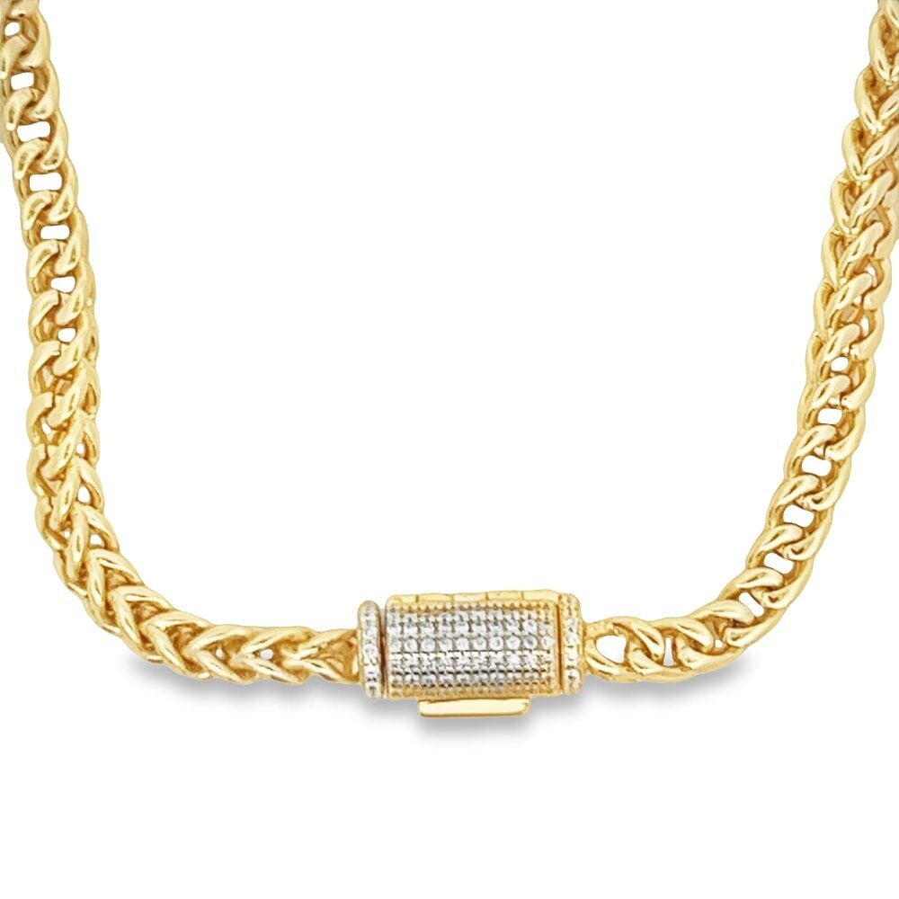 Franco VVS Moissanite Bracelet Steel / .925 Silver
