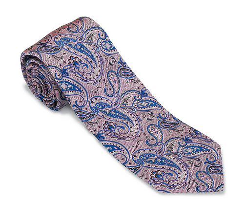 Glendale Tie (Pink/Blue)