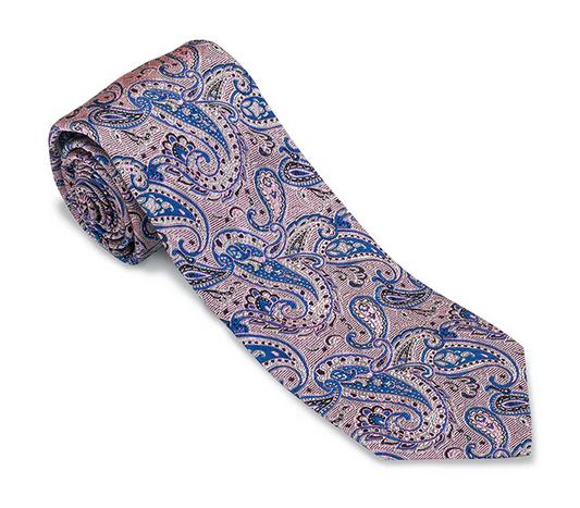 Glendale Tie (Pink/Blue)