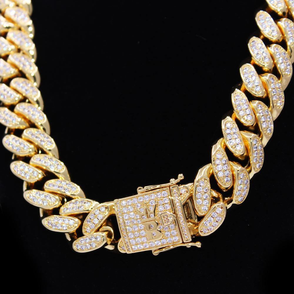 HEAVY 20MM Cuban Link Hip Hop Bling Bling Chain
