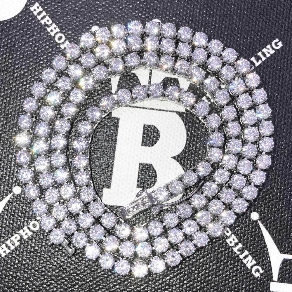 Hip Hop Bling VVS Iced Out Tennis Chain 4MM