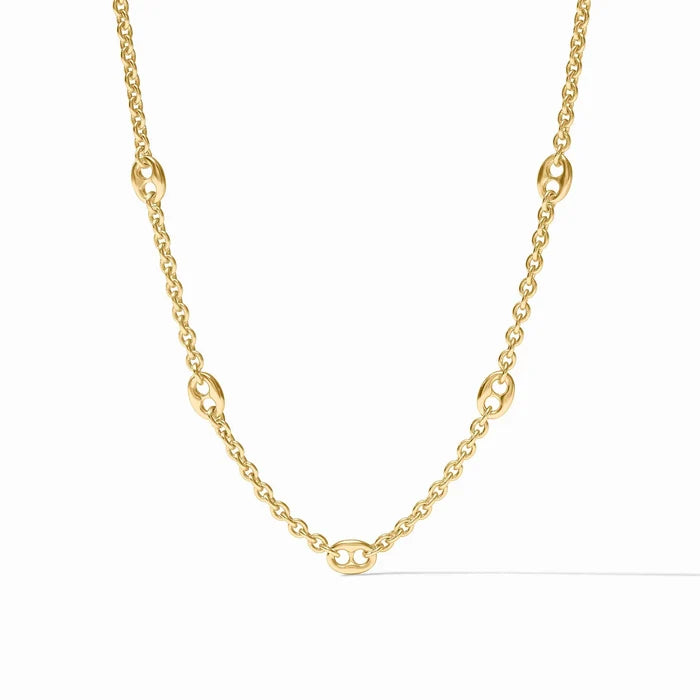 Laguna Delicate Station Necklace (Gold)