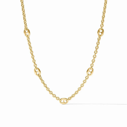 Laguna Delicate Station Necklace (Gold)