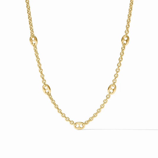 Laguna Delicate Station Necklace (Gold)