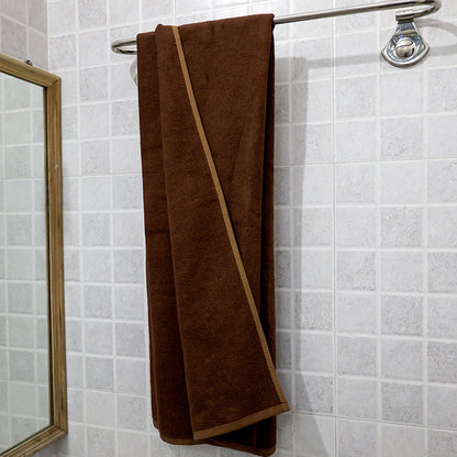Moms Home Organic Cotton Bamboo Bath Towel | 75x150 CM | Pack Of 1