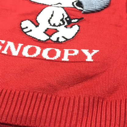 Moms Home Organic Cotton Unisex Baby Winter Sweaters Red Snoopy