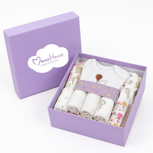New Born Baby Essentials Gift Combo Box -0-6 Months- 35 Items