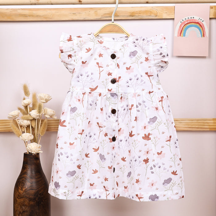 Organic Cotton Frock For Baby Girls | Toddler Baby Clothing | Pack of 1