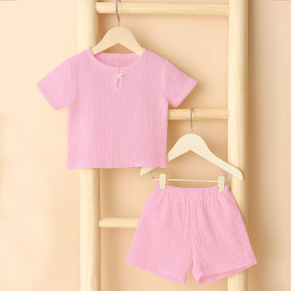 Organic Cotton Kids Co-Ord Set | T- Shirt & Short | Pack of 1
