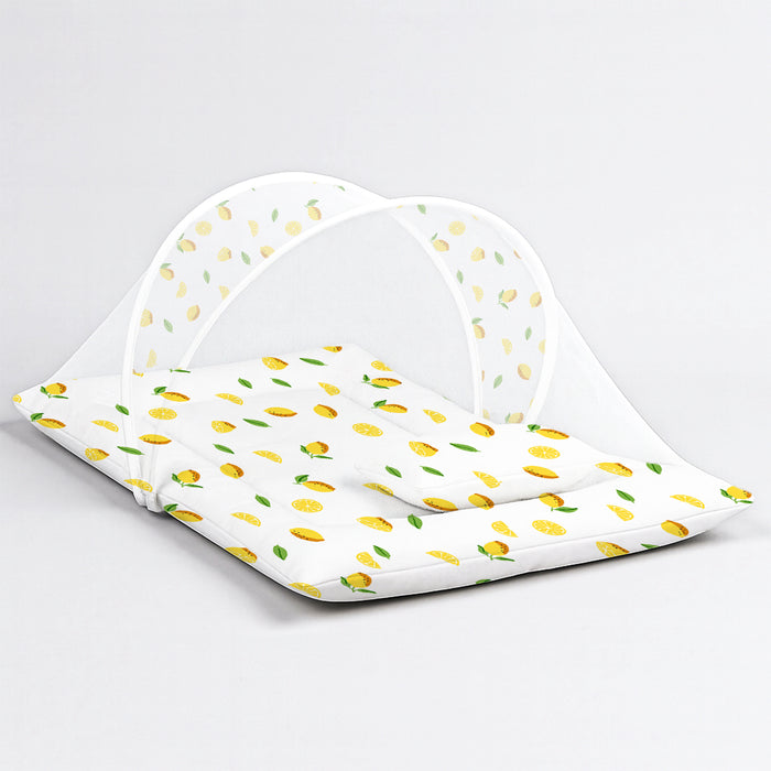 Organic Cotton Muslin Foldable Mosquito Net Bedding | 0-9 Months | Pack of 1