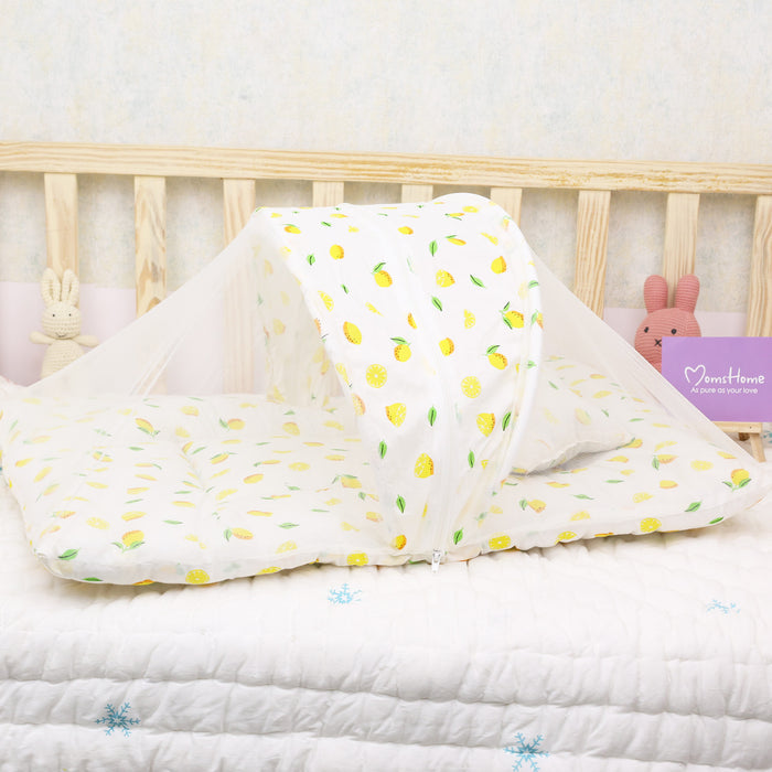 Organic Cotton Muslin Foldable Mosquito Net Bedding | 0-9 Months | Pack of 1