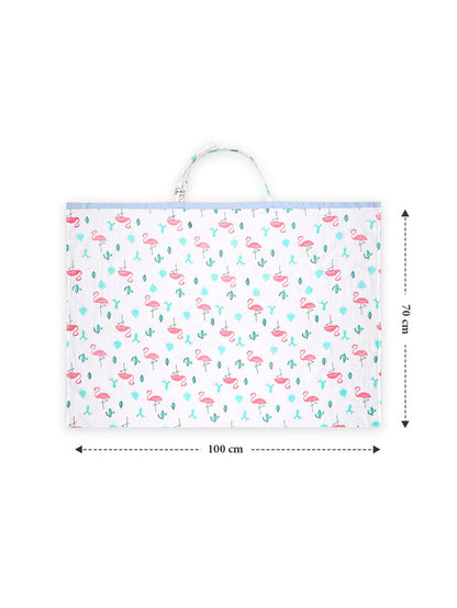 Organic Cotton Muslin Nursing Cover For Breastfeeding | Feeding Apron | 100x70 CM | Pack of 1